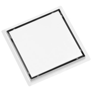Duschablauf 2-in-1 Flacher und Flieseneinsatz-Deckel 20×20 cm